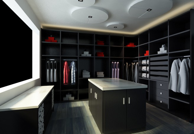 家居设计新趋势 内敛优雅衣柜效果图