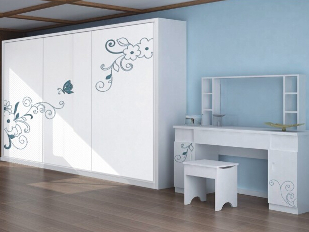 老房变新居 现代整体衣设计图