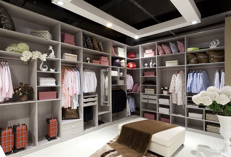 营造现代时尚家居 现代L型衣柜效果图