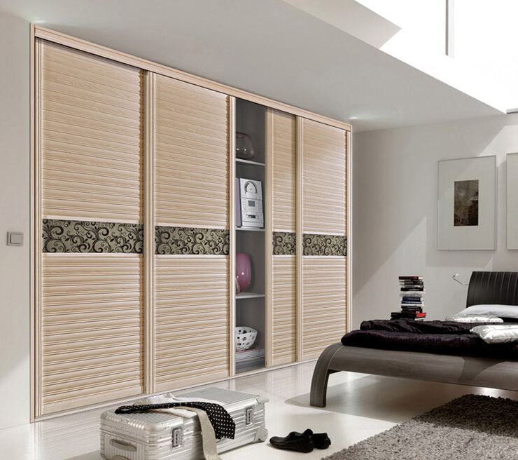 嵌入式衣柜效果图 现代整体衣柜图片