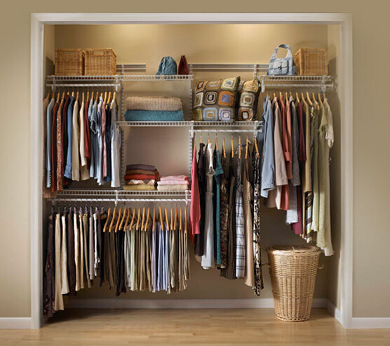 金属层架阁楼衣柜图片 满足您的diy设计需求