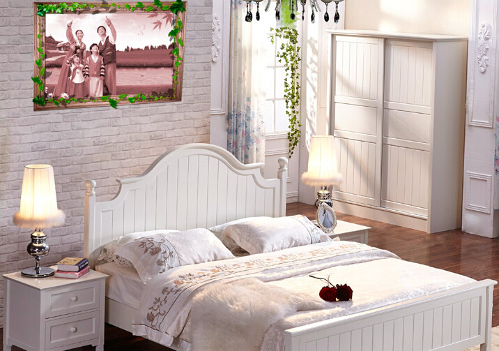 简约清澈平静 韩式推拉门衣柜图片