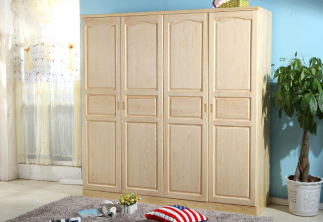有故事的格调  儿童松木整体衣柜图片