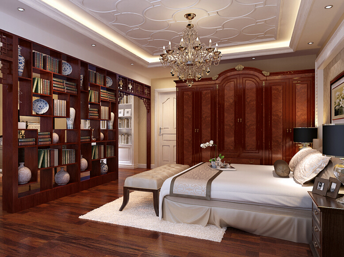 复式简约衣柜设计图 三代同堂温馨家