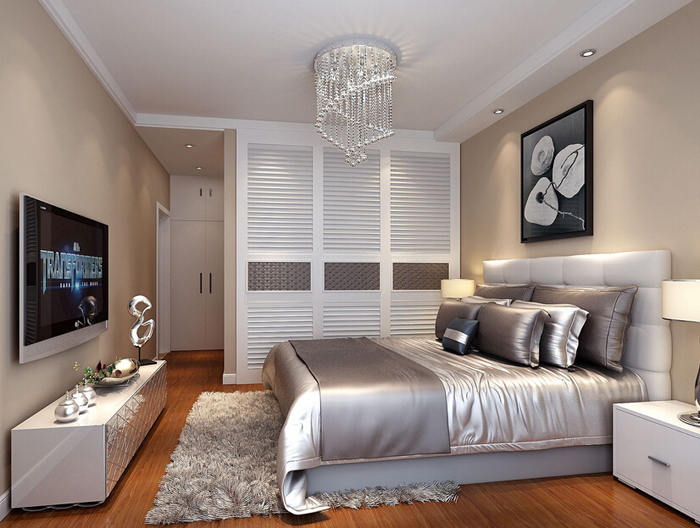 时尚达人的简约风格 现代整体衣柜图片