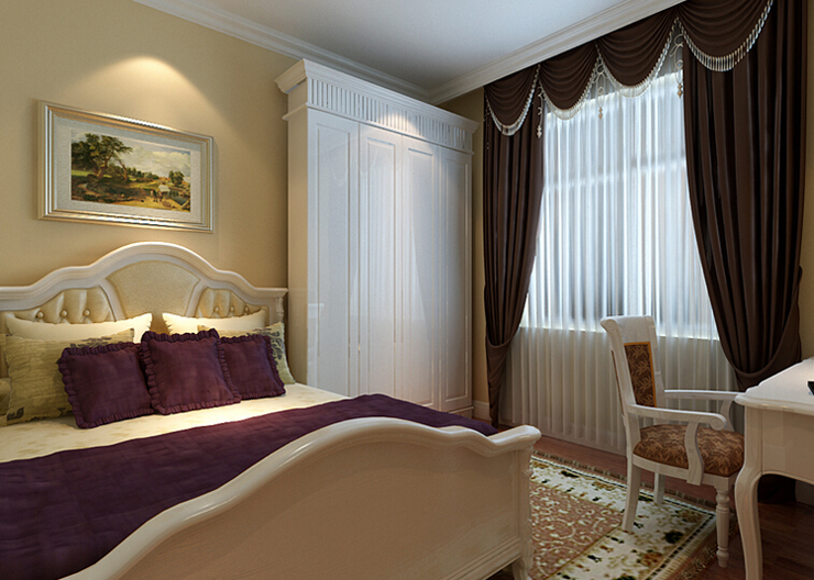 大两居混搭装修 欧式整体衣柜设计图