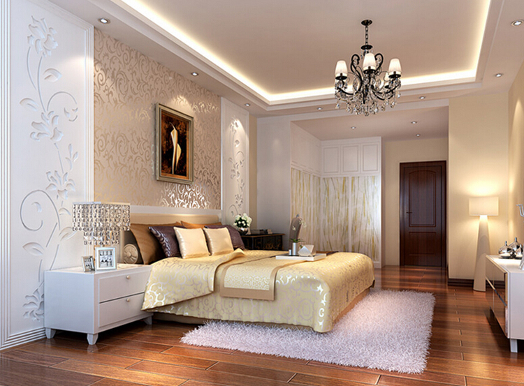 195平复式的中式风格家装 白色L型衣柜设计图