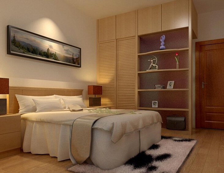 139平三居室装修 清新质朴衣柜设计图