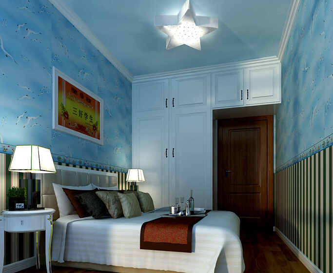 有品位的现代欧式装修 小户型卧室衣柜图片