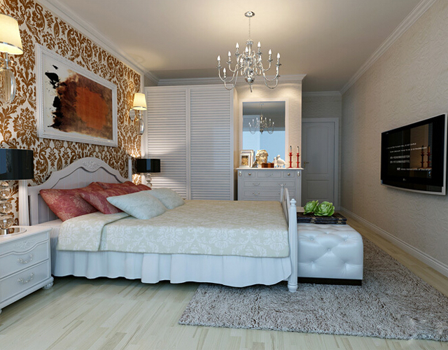 成功人士11万翻新老房 现代简欧衣柜效果图