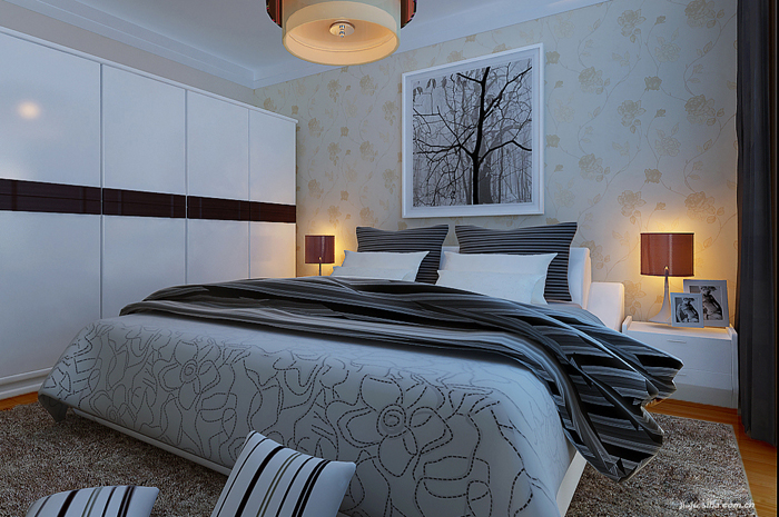 80后家居生活亮点 现代板式整体衣柜效果图