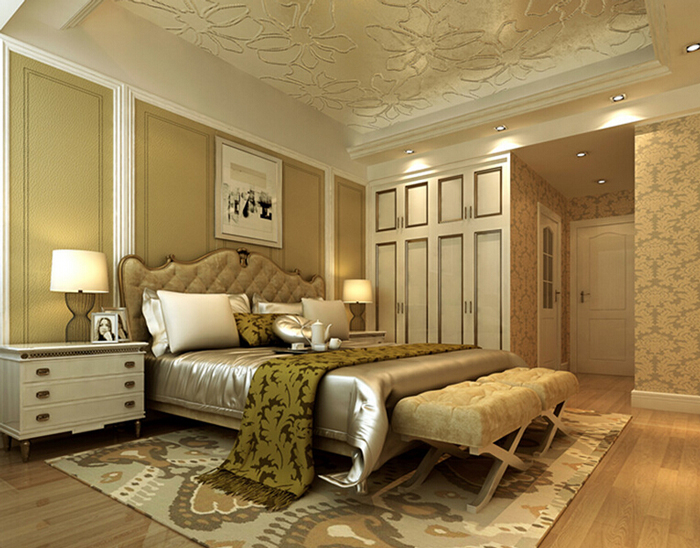 135平米欧式经典家装 小富豪的卧室衣柜效果图