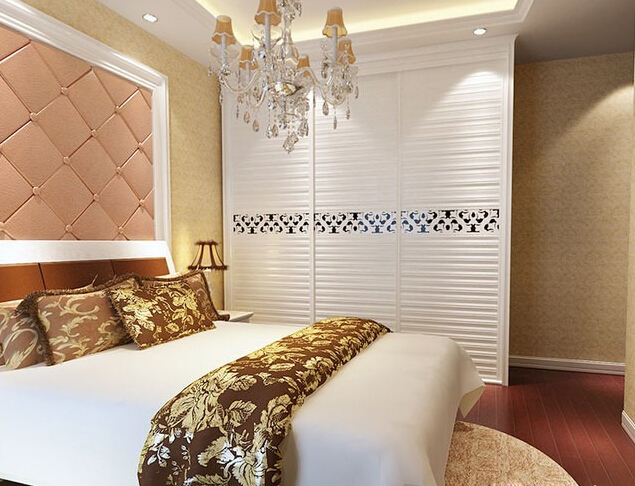 200平米的爱女人浪漫部落 时尚简约整体衣柜图片