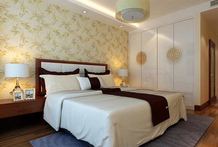 85后钟情古典中式 时尚现代中式衣柜设计图