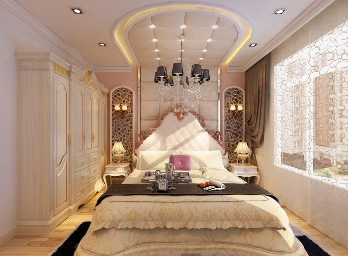 高贵奢华卧室衣柜效果图 给你超强视觉感