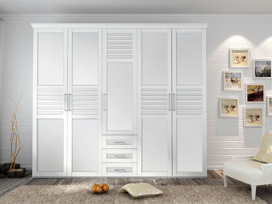 时尚大户型装修案例 简欧整体衣柜效果图