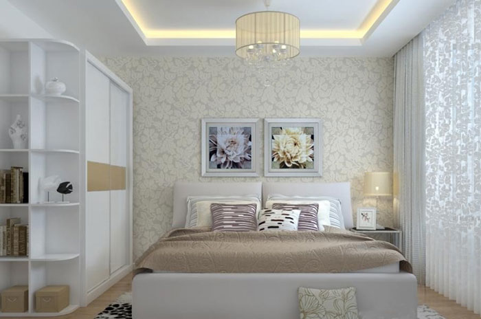 现代移门衣柜设计图 白领夫妇新家