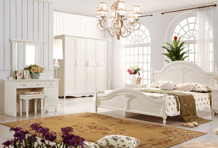 韩式田园四门衣柜图片 时＊＊行风格