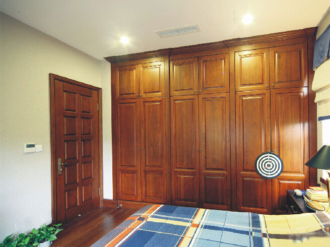 美式乡村风格整体衣柜图片 小户型创意改造