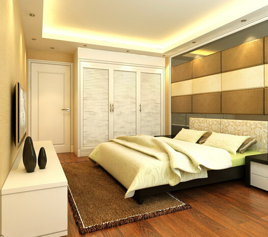 感性与自然的焦点 现代三门衣柜效果图