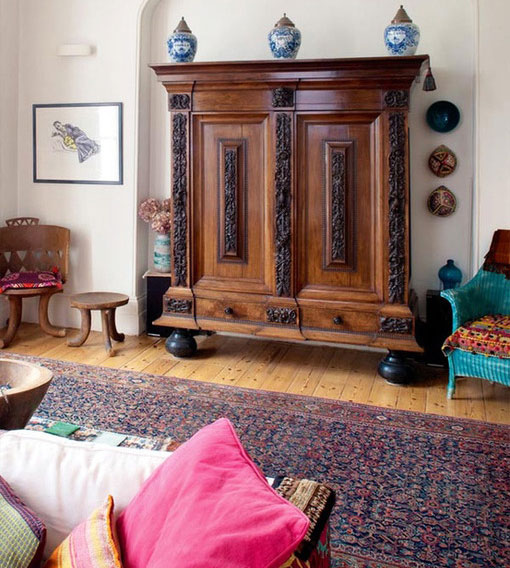 古色古香的衣柜效果图 奢华新古典味