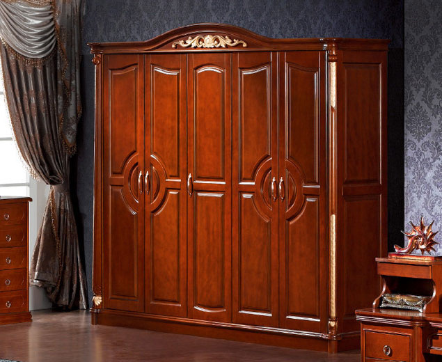 欧式实木衣柜设计图 低调派设计 