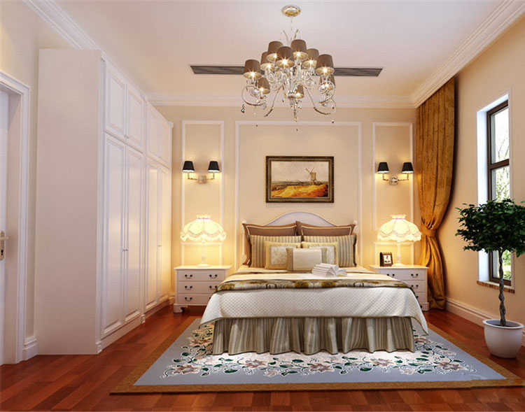 欧式风格整体衣柜图片 200㎡欧式风格别墅卧室