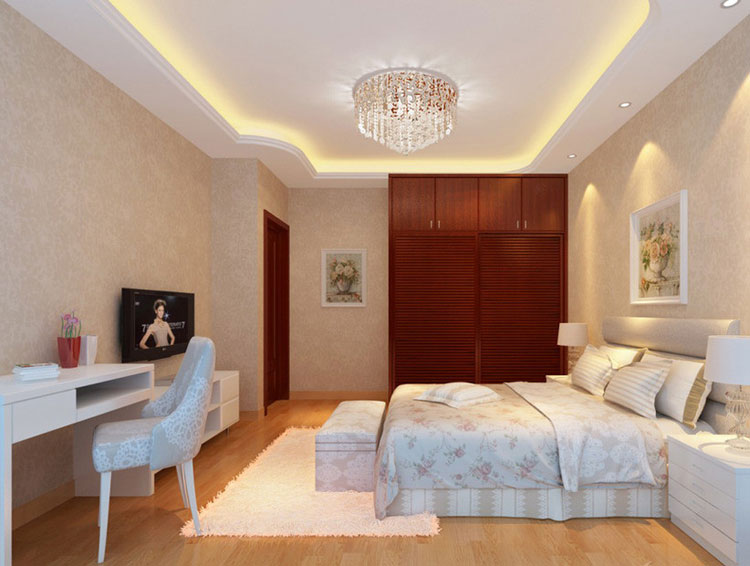 简单温馨甜蜜家园 现代简约整体衣柜效果图