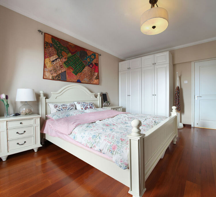 115平的小资美式生活  美式整体衣柜效果图