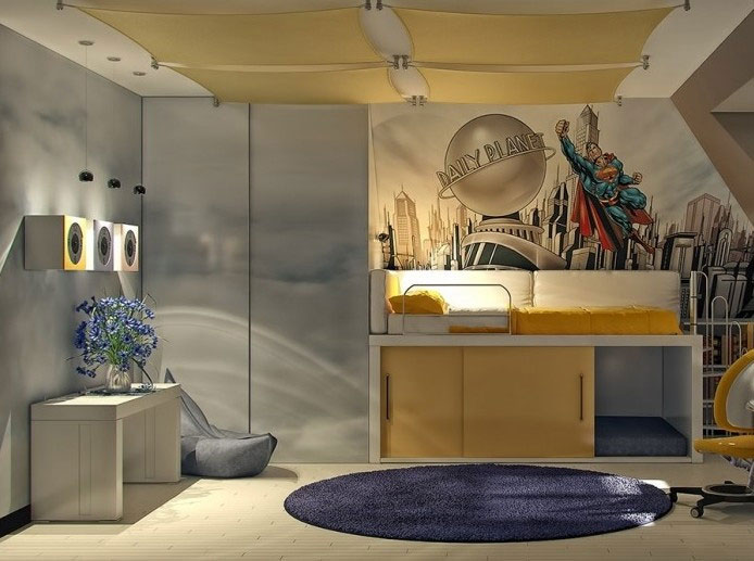 智慧小天文家 现代超时尚衣柜效果图