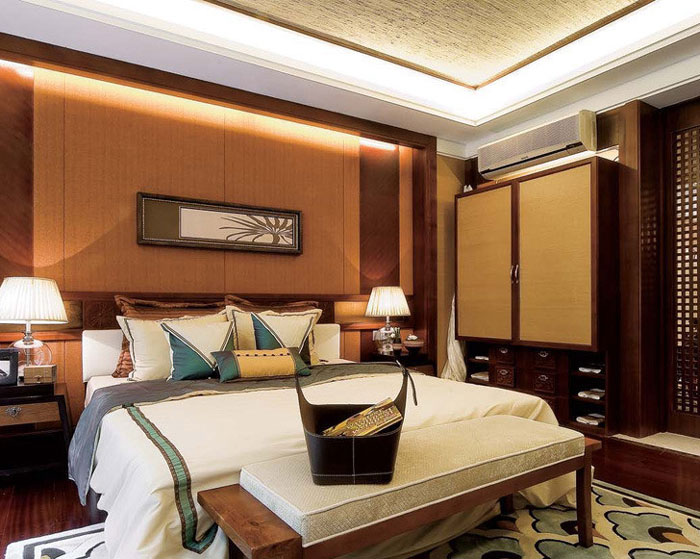 中式风格组合衣柜图片 中式风格卧室衣柜装修图片