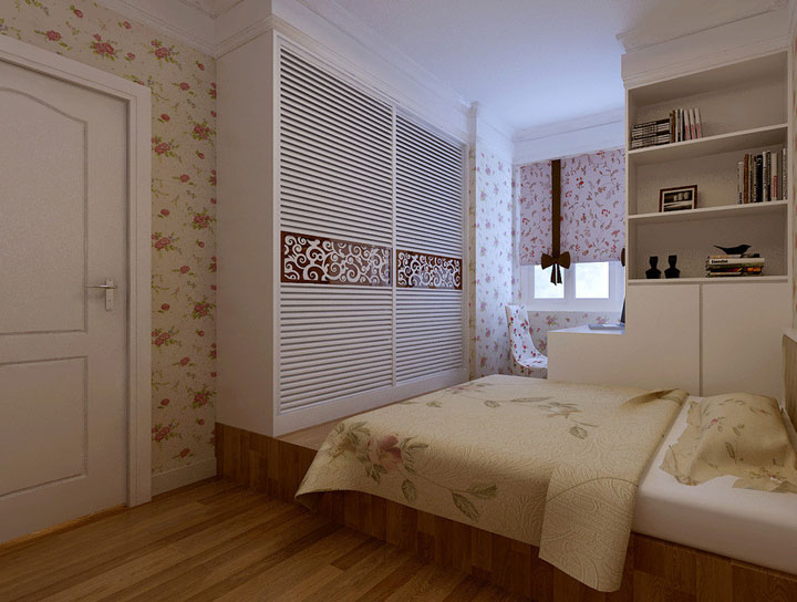 韩式风格衣柜图片 创意卧室家居搭配