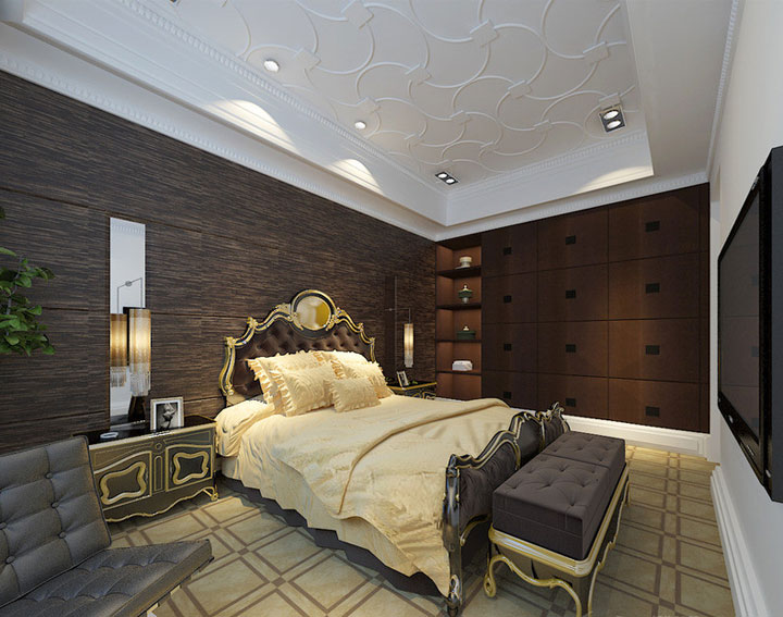 160㎡三居室简欧衣柜效果图 享受独一无二的奢华