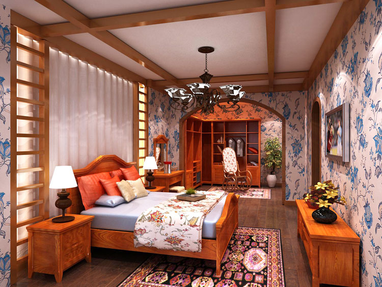 普罗旺斯系列衣柜图片 亚丹开放式衣柜效果图