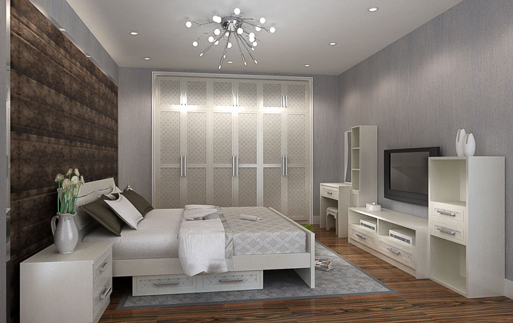 北欧时尚衣柜效果图 亚丹整体衣柜效果图