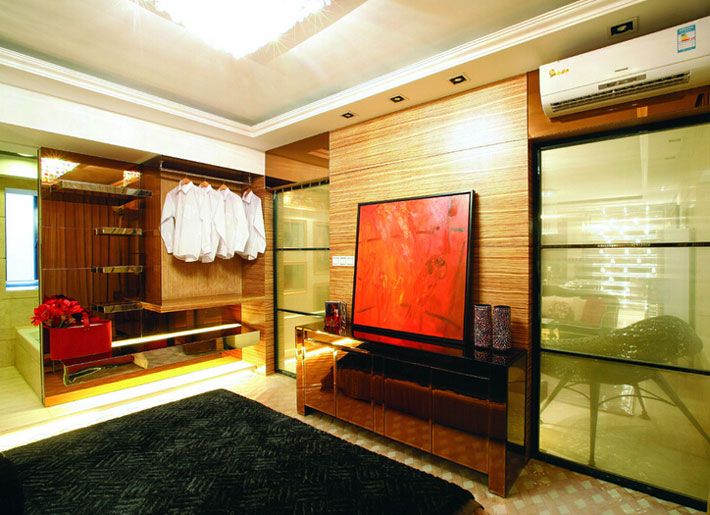 三居室混搭风 创意空间衣柜效果图