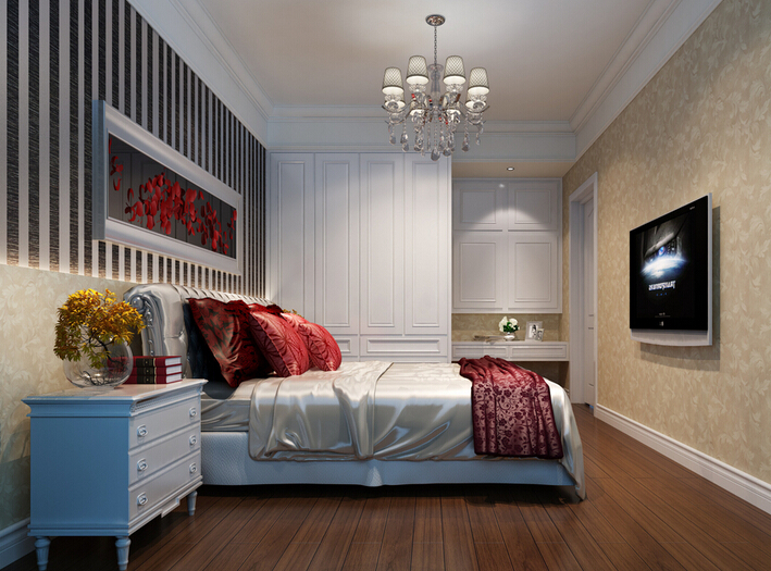 现代简欧整体衣柜图片 简简单单的欧式