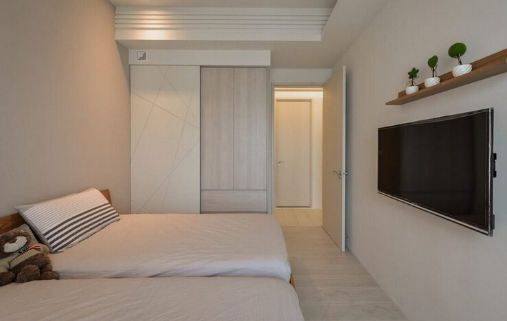 218平日系简约居宅 温馨落脚整体衣柜图片