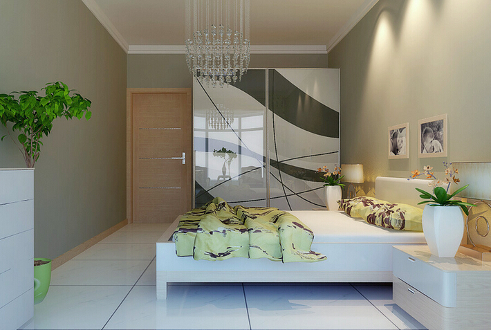 高性价比卧室装修 工薪族卧室衣柜效果图