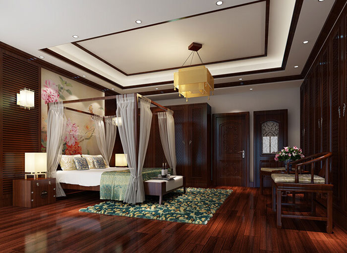 奢华中式风格衣柜效果图 晚年生活从此开始