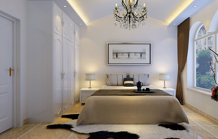 欧式整体效果图 年轻夫妇装修欧式家