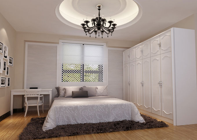 奢华简约三口之家 唯美爱巢衣柜设计图