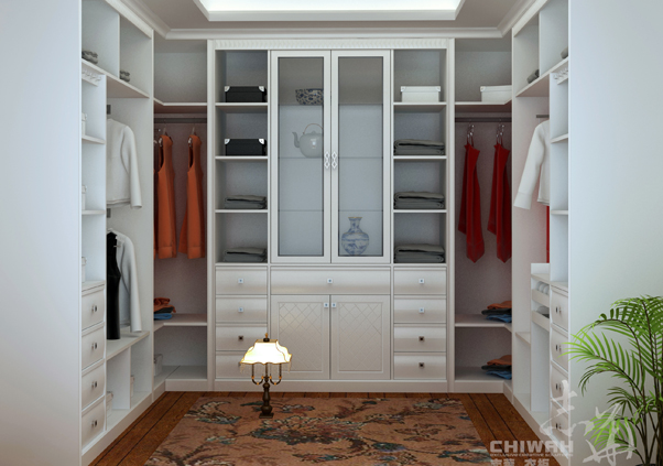 现代田园卧室衣柜效果图 潮范十足