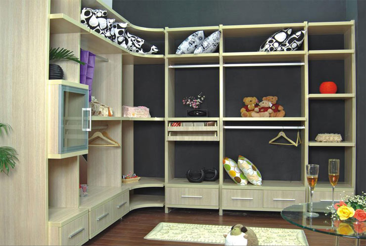 工薪族翻新老屋 全开放式衣柜效果图