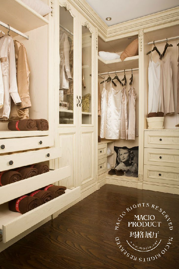 小复式精明装修 玛格欧式风格衣柜效果图
