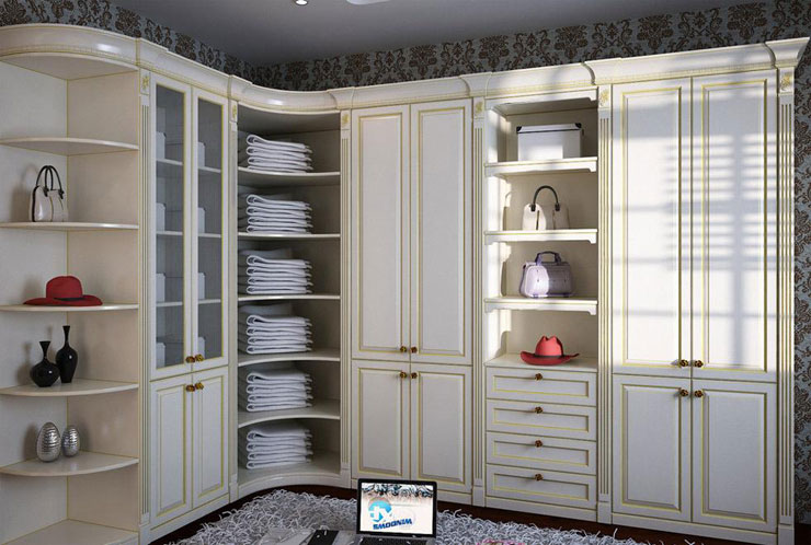 新颖别致衣柜效果图 高端奢华大气