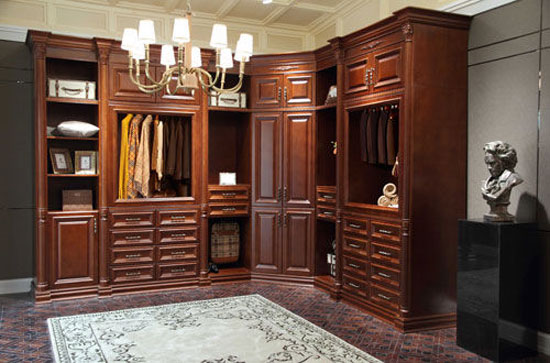 欧式古典衣柜效果图 华丽现身