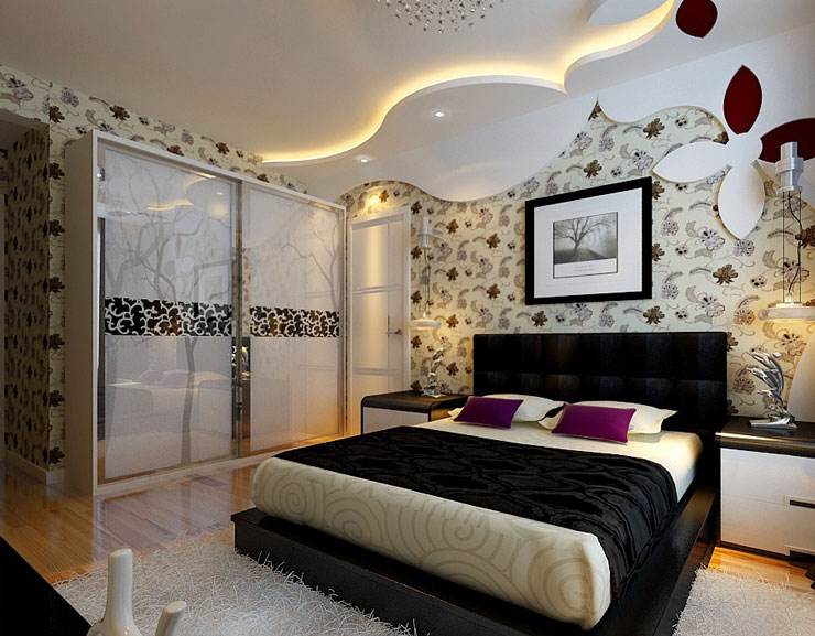 190平四居室现代风格 品味简约衣柜设计图