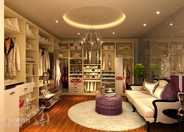 时尚简约创意 大户型衣柜效果图欣赏