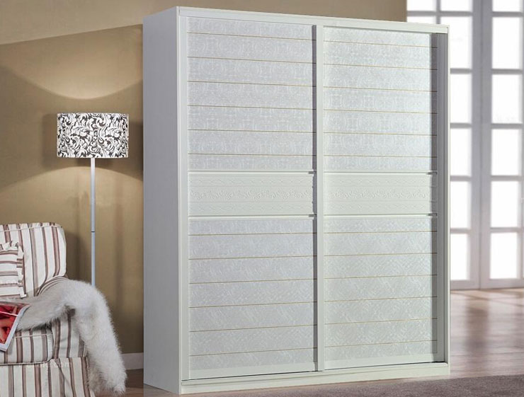 皮纹雕刻现代衣柜效果图 现代婚房设计